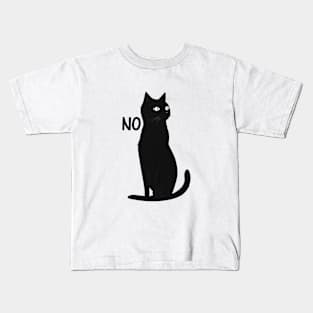 Black Cat - No Kids T-Shirt